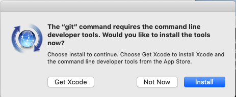 Xcode Command Line Tools Promopt